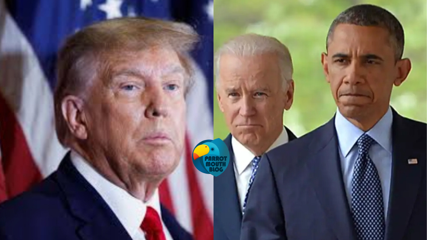 Joe Biden, Barack Obama, and Donald Trump