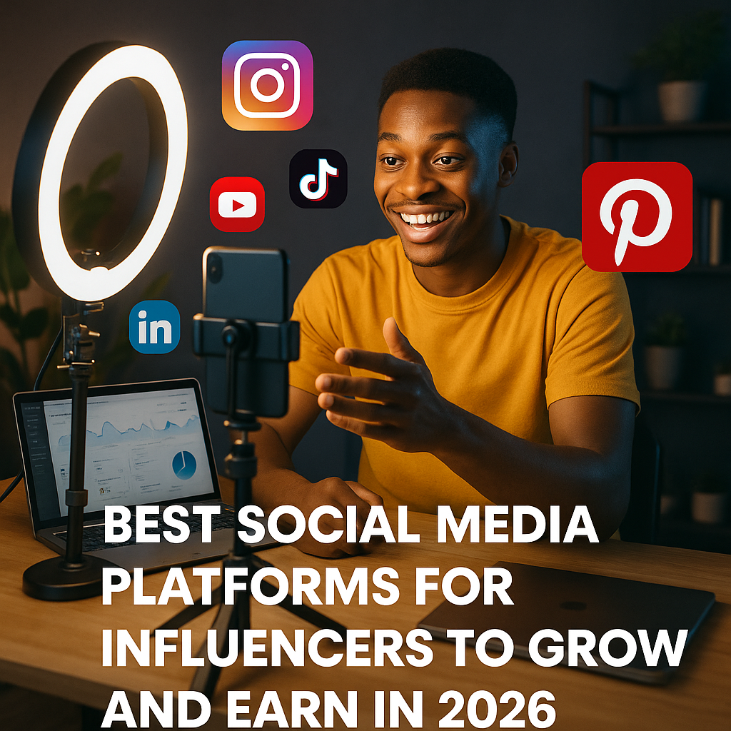 Best Social Media Platforms for Influencers to Grow and Earn in 2026